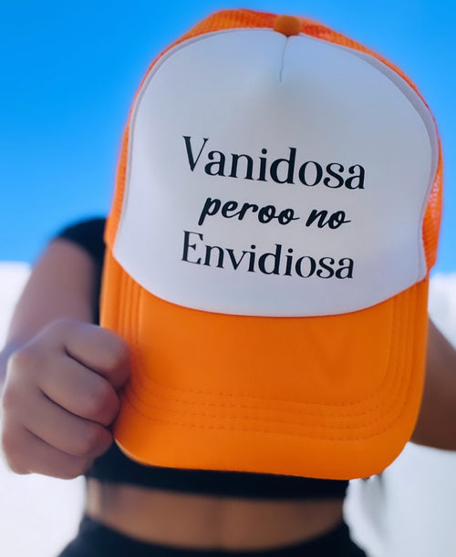 Baseball Orange and White Cap